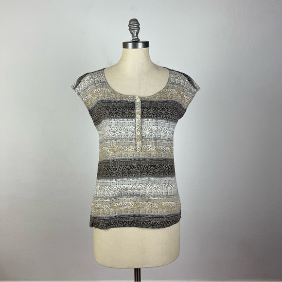 Patagonia Patterned Popover Blouse - Picture 1 of 6